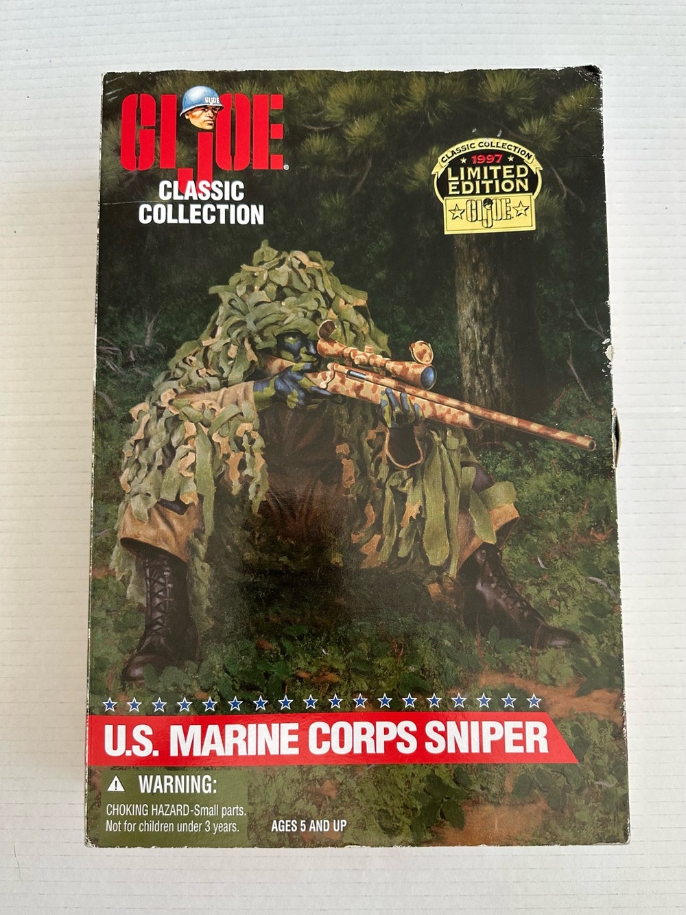 Kenner G.I. Joe Classic Collection U.S. Marine Corps Sniper Action Figure 1997